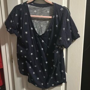 Women’s Large - Navy Blue with White stars